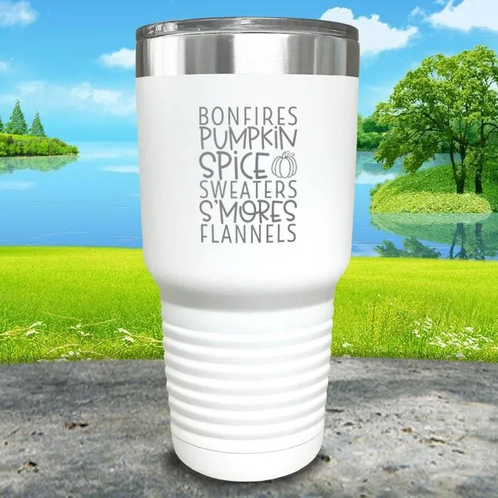 Fall Words 2 Engraved Tumbler