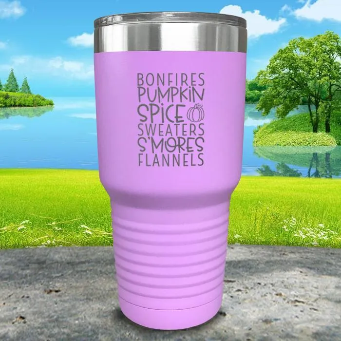 Fall Words 2 Engraved Tumbler
