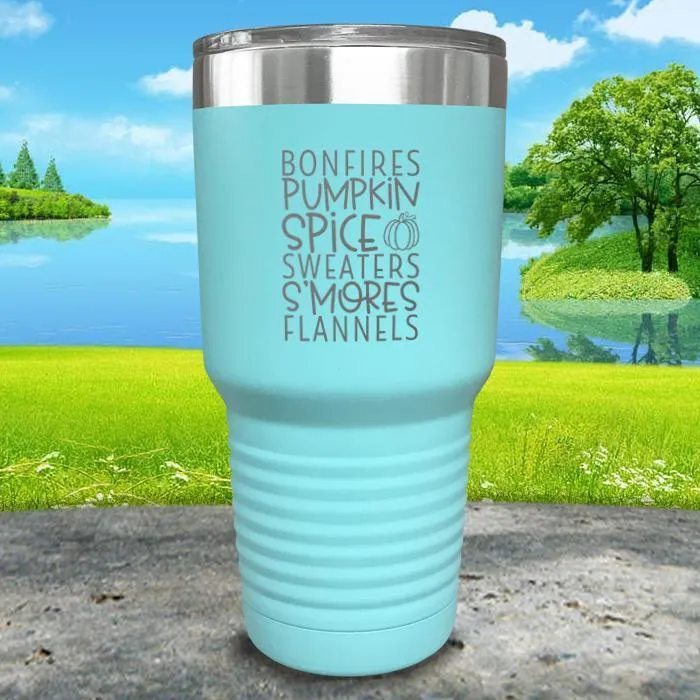 Fall Words 2 Engraved Tumbler