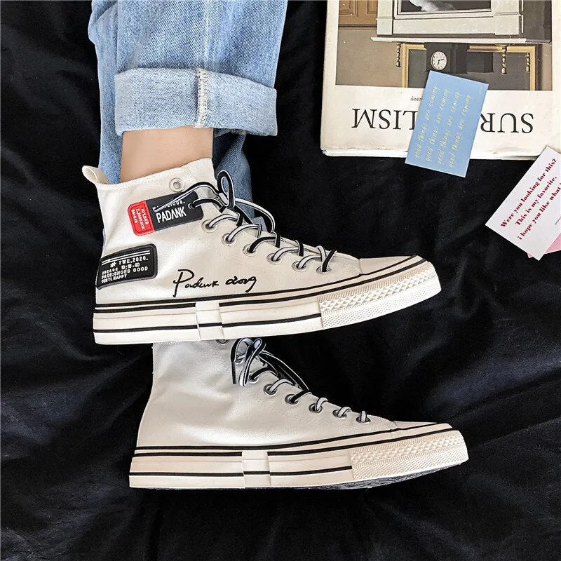 Fashion Men's Casual Shoes High-Top
