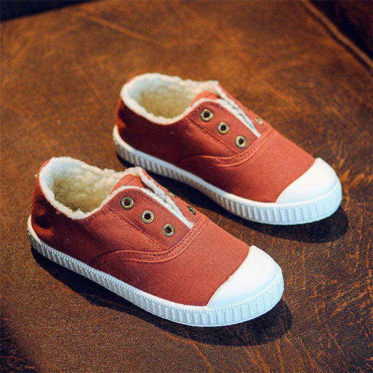 Fashion Simple Design Euro Size 22-37 children boys shoes casual lazy shoes canvas sneakers popular girls flats