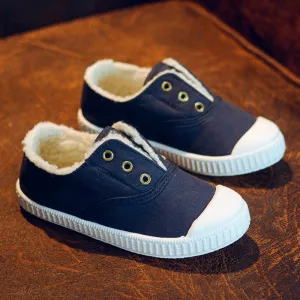 Fashion Simple Design Euro Size 22-37 children boys shoes casual lazy shoes canvas sneakers popular girls flats
