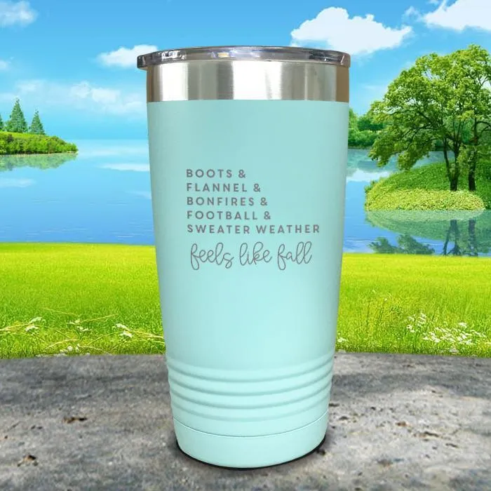 Feels Like Fall Engraved Tumbler