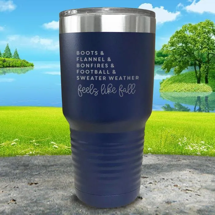 Feels Like Fall Engraved Tumbler