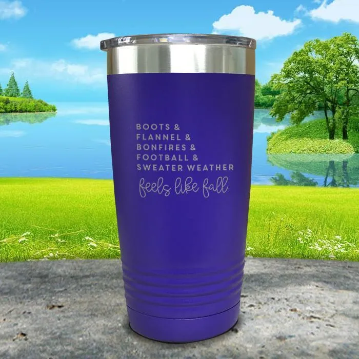 Feels Like Fall Engraved Tumbler