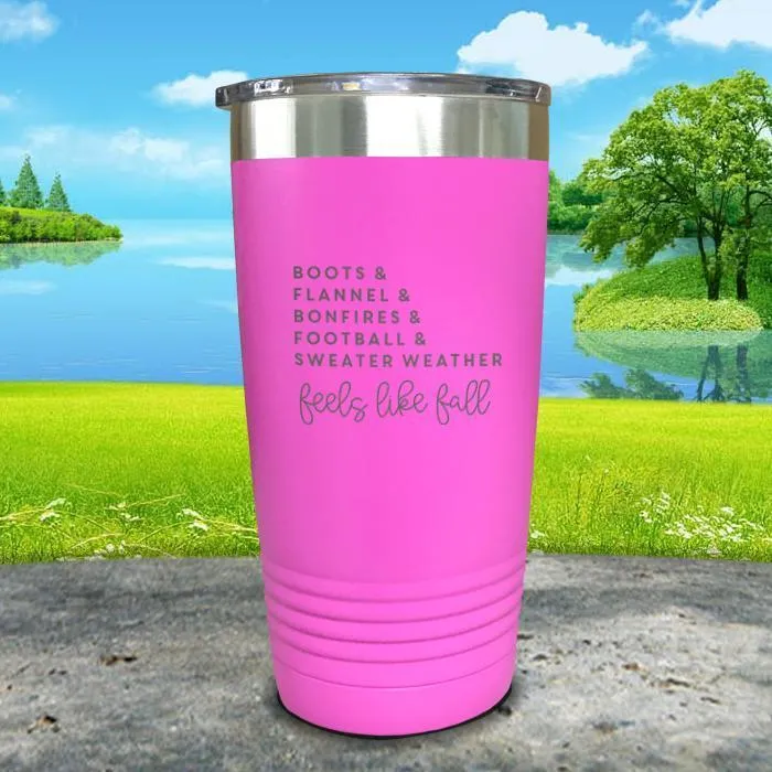 Feels Like Fall Engraved Tumbler
