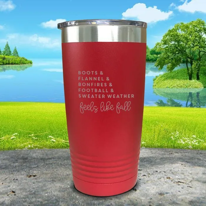 Feels Like Fall Engraved Tumbler