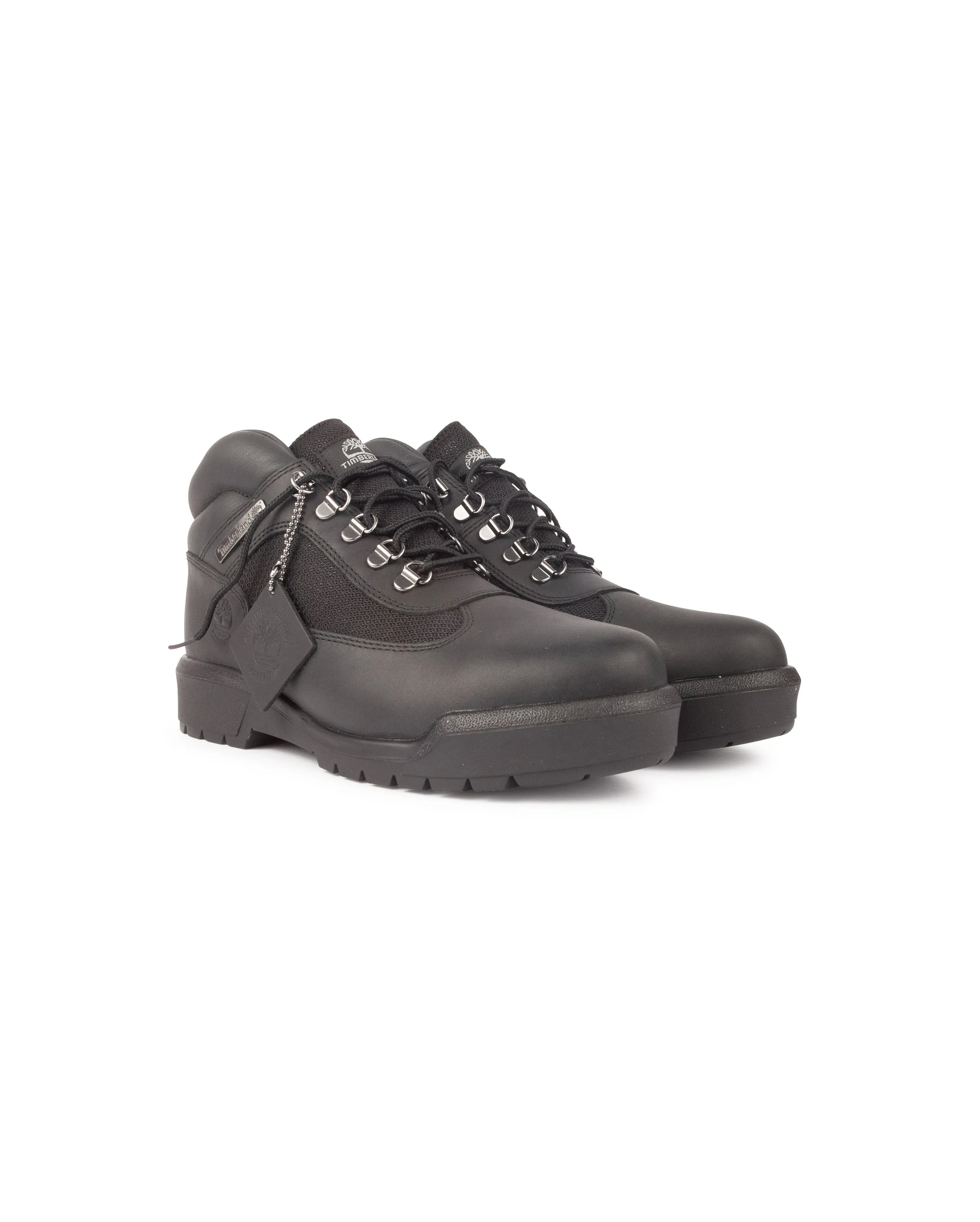 Field Boots Mid Lace Waterproof Black