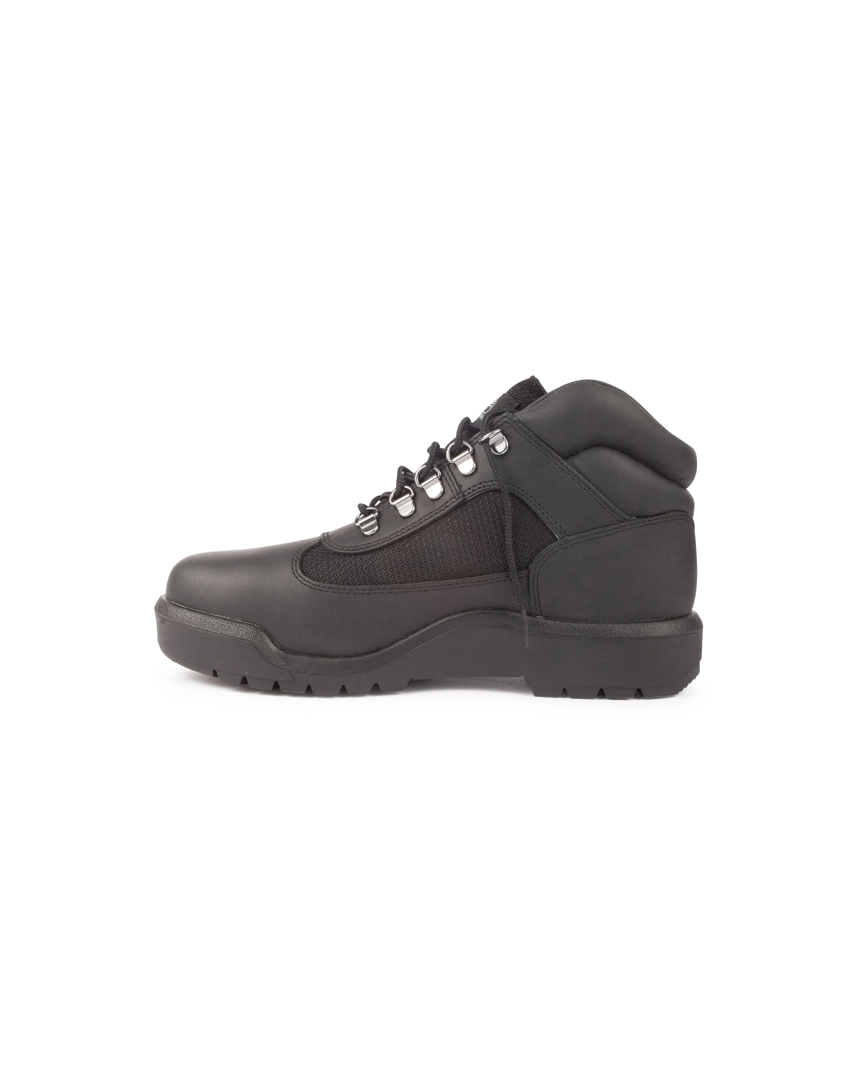 Field Boots Mid Lace Waterproof Black