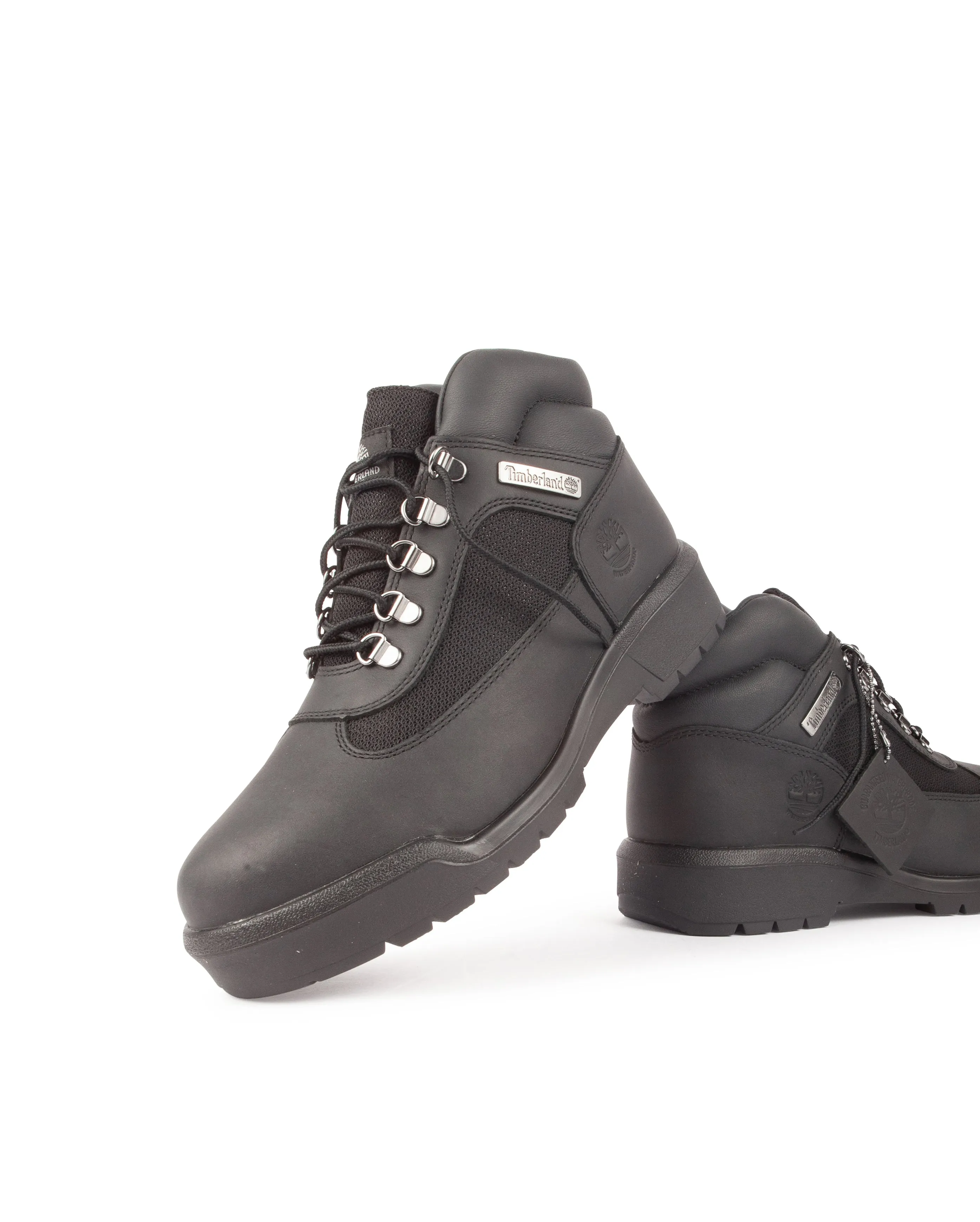 Field Boots Mid Lace Waterproof Black