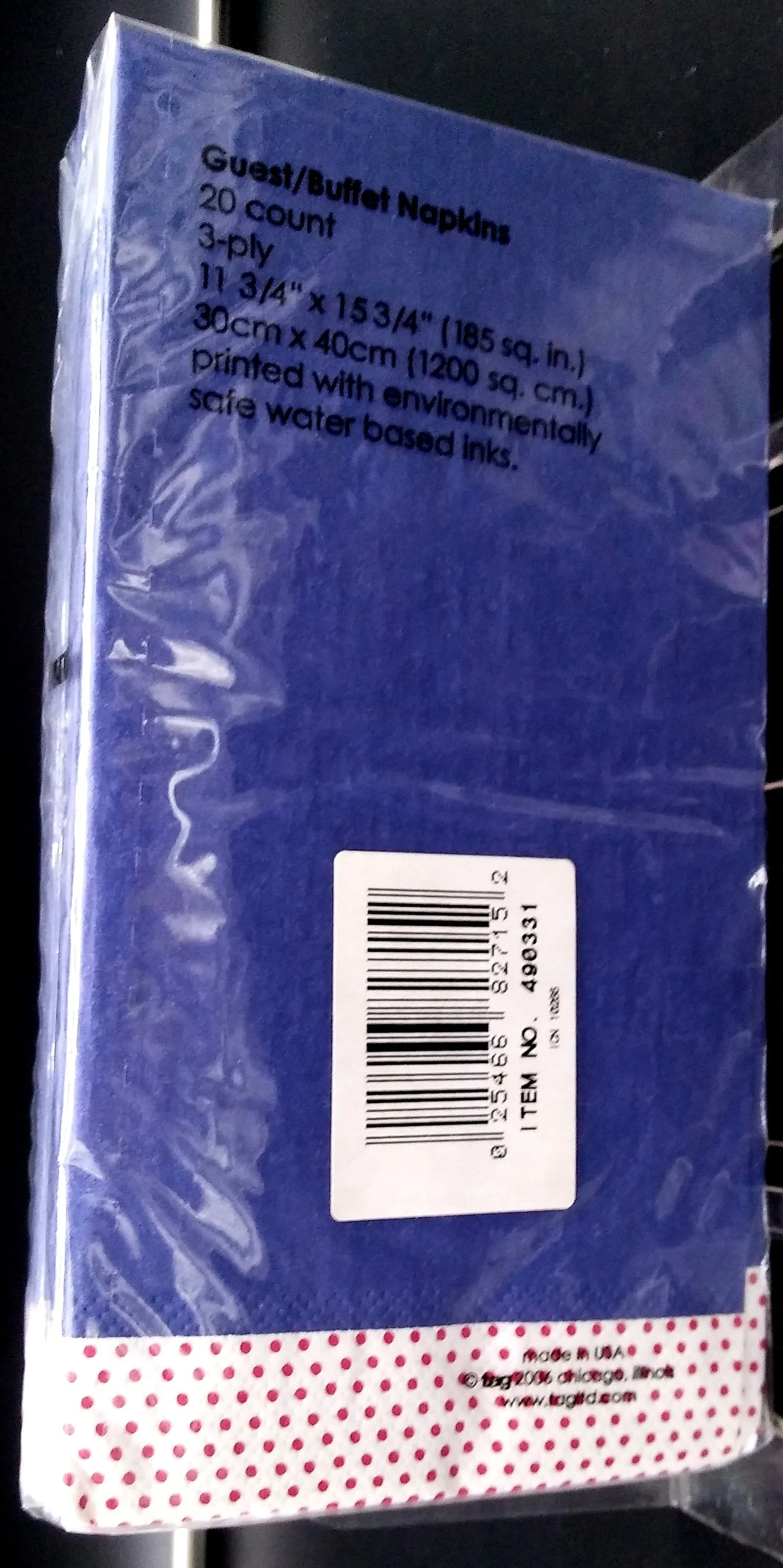 FIRECRACKERS PAPER GUEST TOWEL