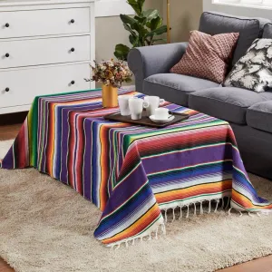Flag Woven Tablecloth Tassel Blanket Beach Blanket Beach Mat