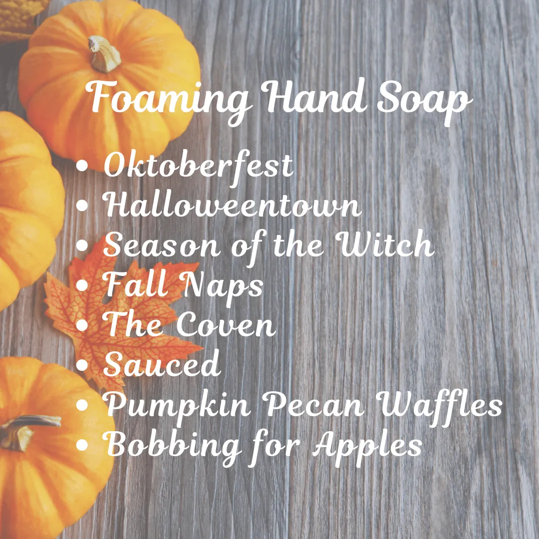 Foaming Hand Soap Fall 2024 (New)