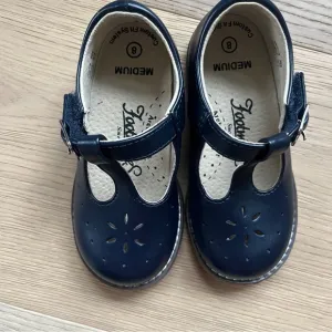 Footmates navy shoes size 8