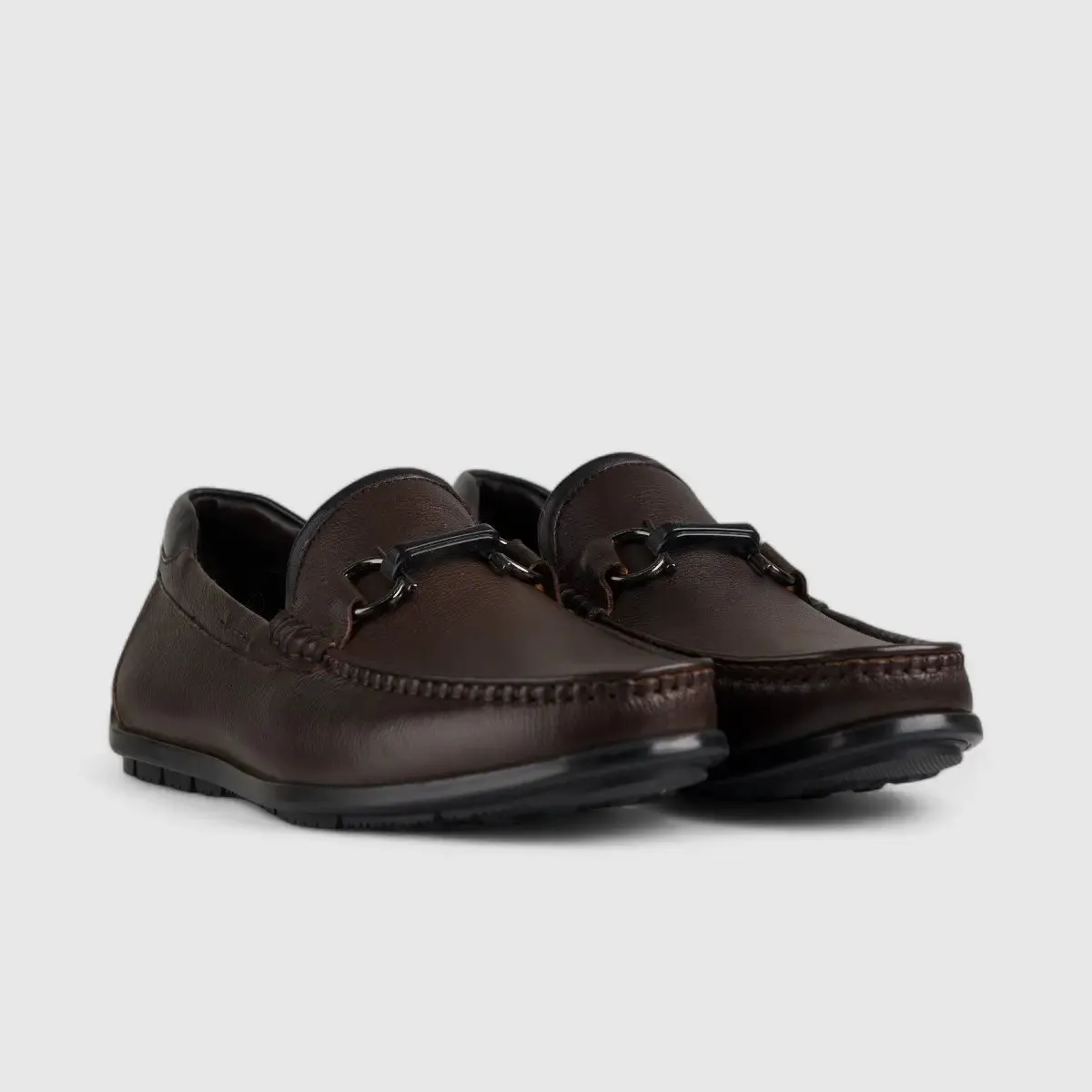 Formales Leather Loafers Brown 2137A-13