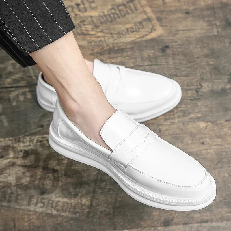 Frühlings-Loafer: Herren Geschäftslederschuhe