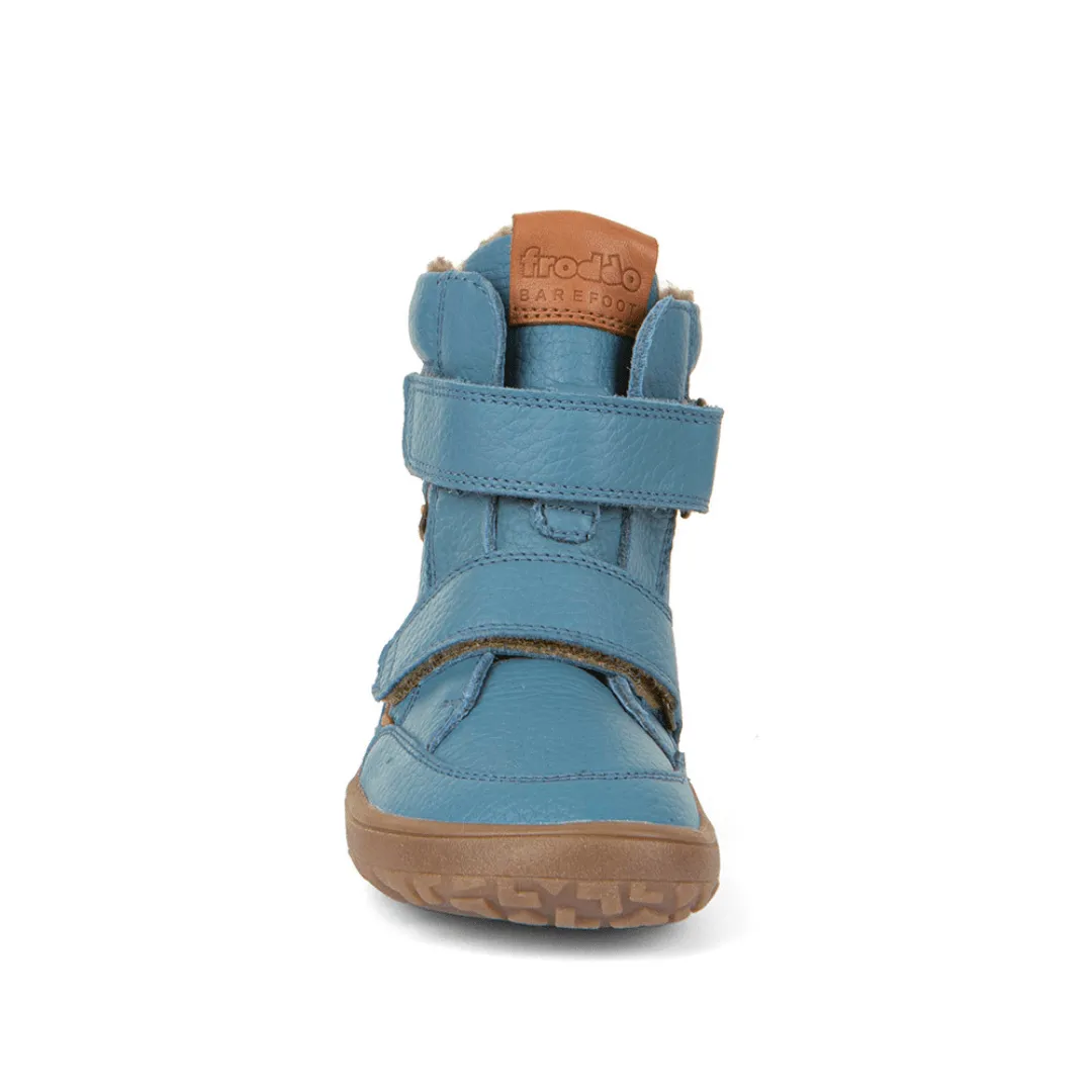 Froddo Barefoot Waterproof Boys Winter Boot - Blue