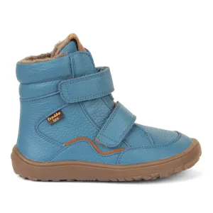 Froddo Barefoot Waterproof Boys Winter Boot - Blue