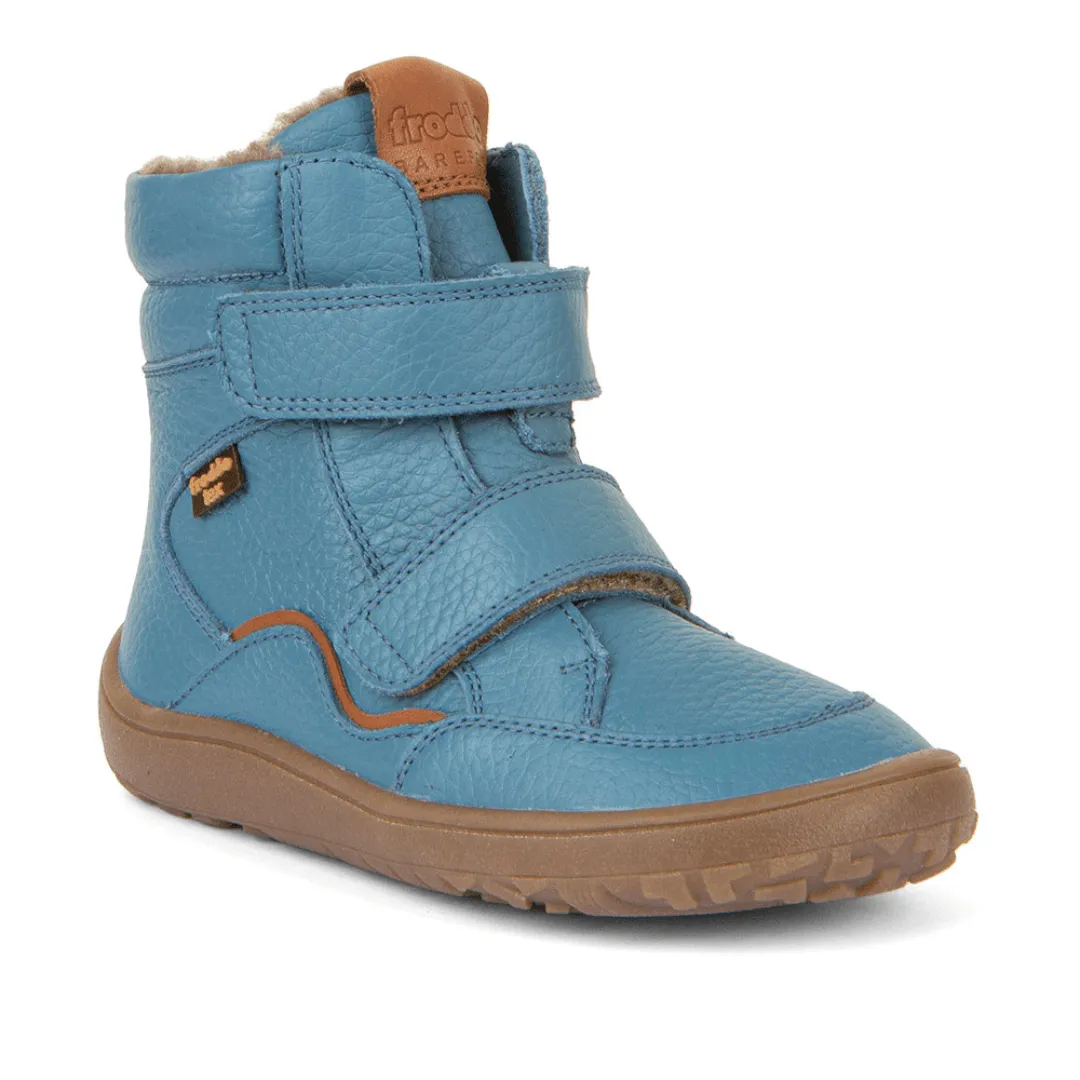 Froddo Barefoot Waterproof Boys Winter Boot - Blue