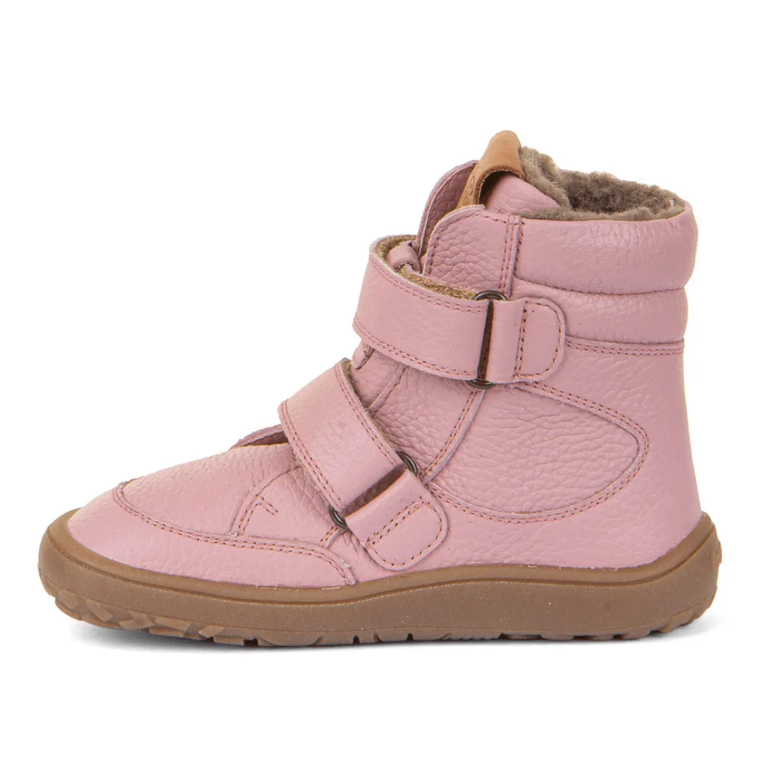 Froddo Barefoot Waterproof Girls Winter Boot - Pink