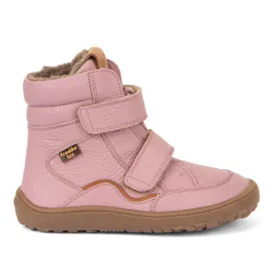 Froddo Barefoot Waterproof Girls Winter Boot - Pink