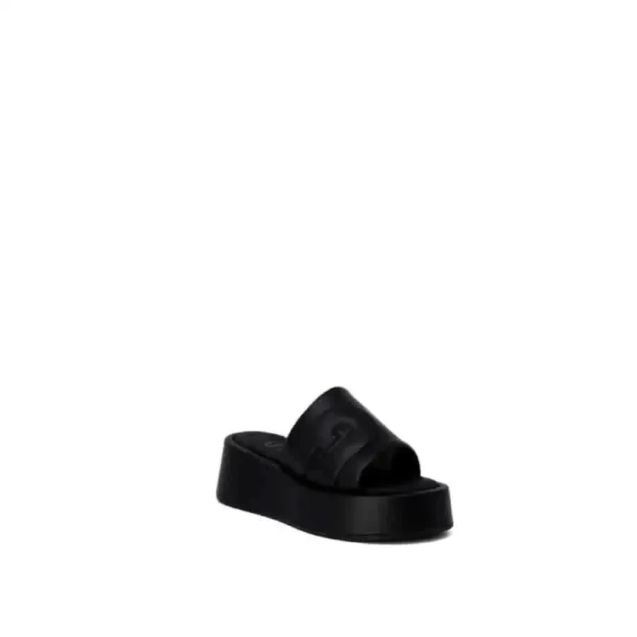 Furla Women's Black Leather Slippers Size 6