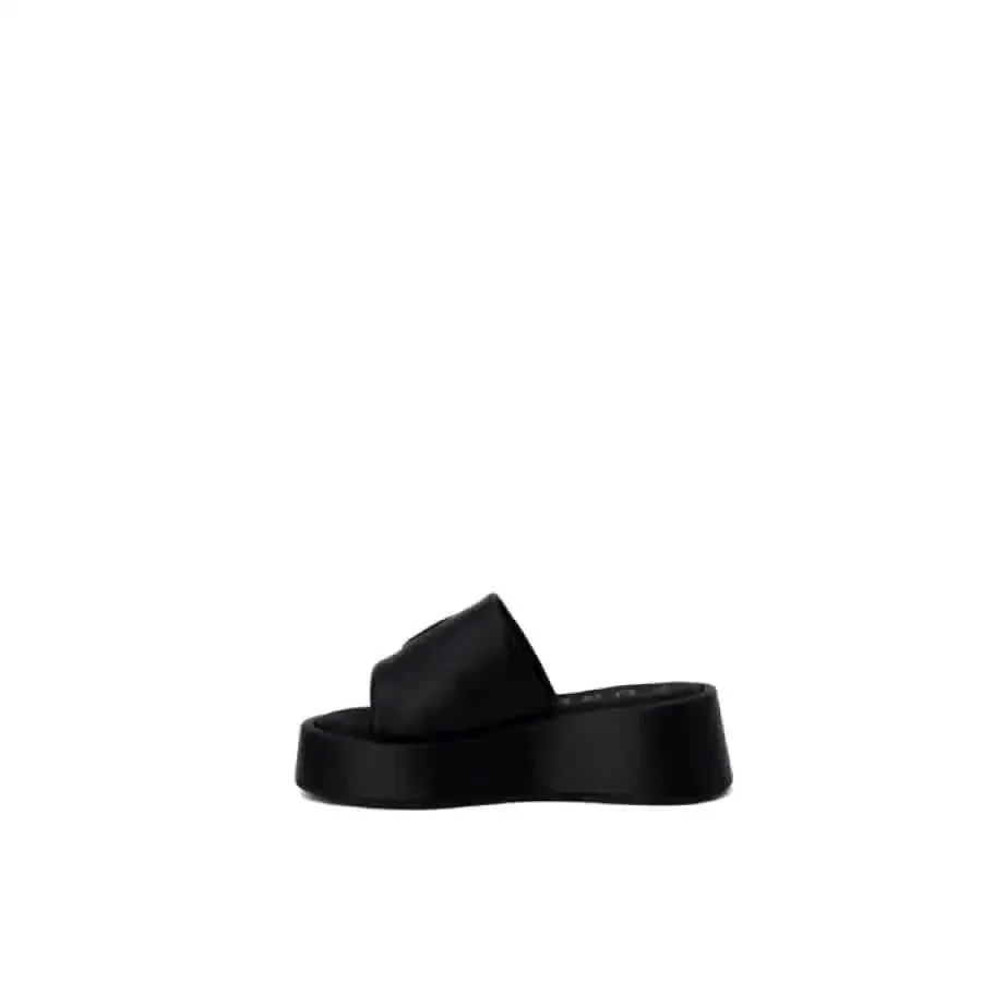 Furla Women's Black Leather Slippers Size 6