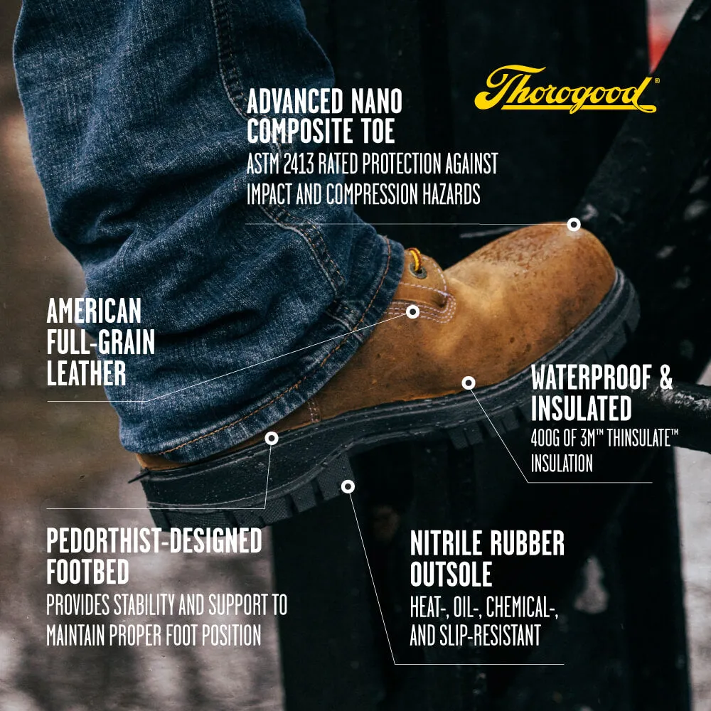 Genesis 8″ Chestnut – Nano Safety Toe - 804-4249