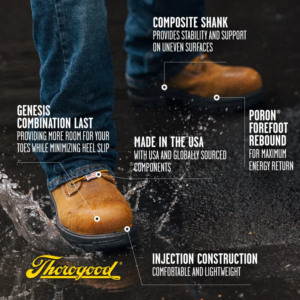 Genesis 8″ Chestnut – Nano Safety Toe - 804-4249