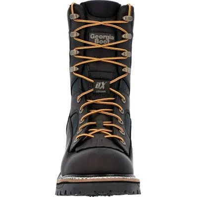 Georgia Men's Ltx Logger 9" Composite Toe Waterproof Work Boot -Black- GB00619