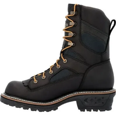 Georgia Men's Ltx Logger 9" Composite Toe Waterproof Work Boot -Black- GB00619