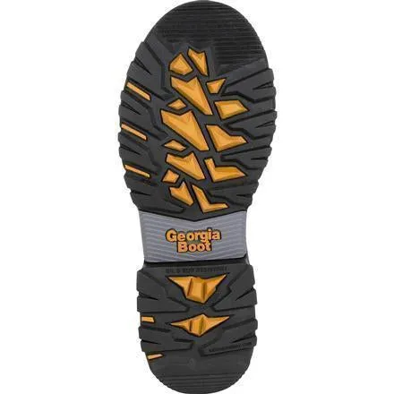 Georgia Men's Rumbler 10" Composite Toe Waterproof Pull-On Work Boot-Brown- GB00286