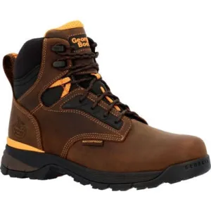 Georgia Men's TBD 6" Alloy Toe Waterproof Slip Resist Work Boot -Brown- GB00597