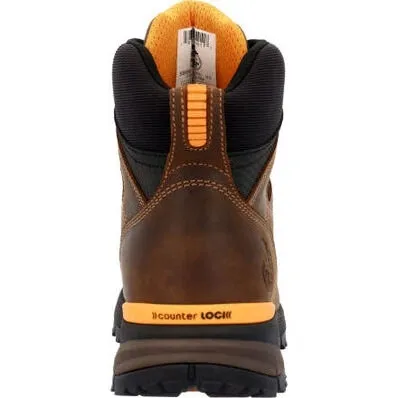 Georgia Men's TBD 6" Alloy Toe Waterproof Slip Resist Work Boot -Brown- GB00597