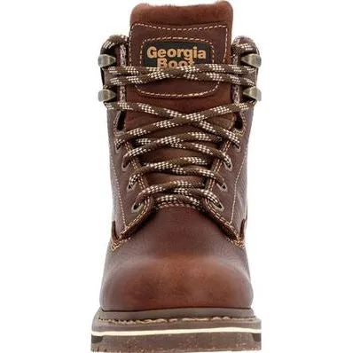 Georgia Women's Amp Lt Edge 6" Waterproof Alloy Toe Work Boot -Brown- GB00515