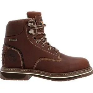 Georgia Women's Amp Lt Edge 6" Waterproof Alloy Toe Work Boot -Brown- GB00515