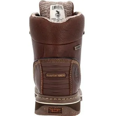 Georgia Women's Amp Lt Edge 6" Waterproof Alloy Toe Work Boot -Brown- GB00515