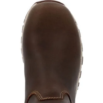 Georgia Women's Eagle Trail 10" Waterproof Alloy Toe Work Boot -Brown- GB00557