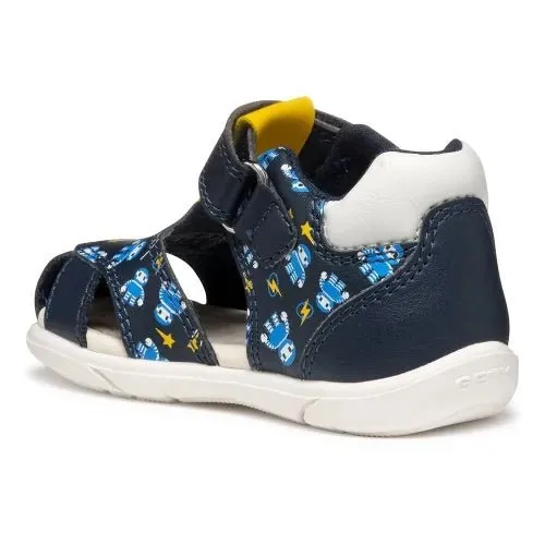 Geox - Sandal Zapito - Navy/Ochre