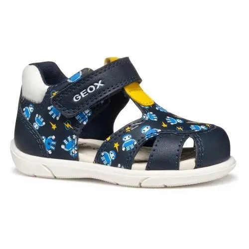 Geox - Sandal Zapito - Navy/Ochre