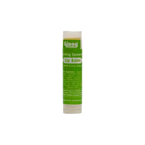 Giddy Cooling All Natural Spearmint Lip Balm