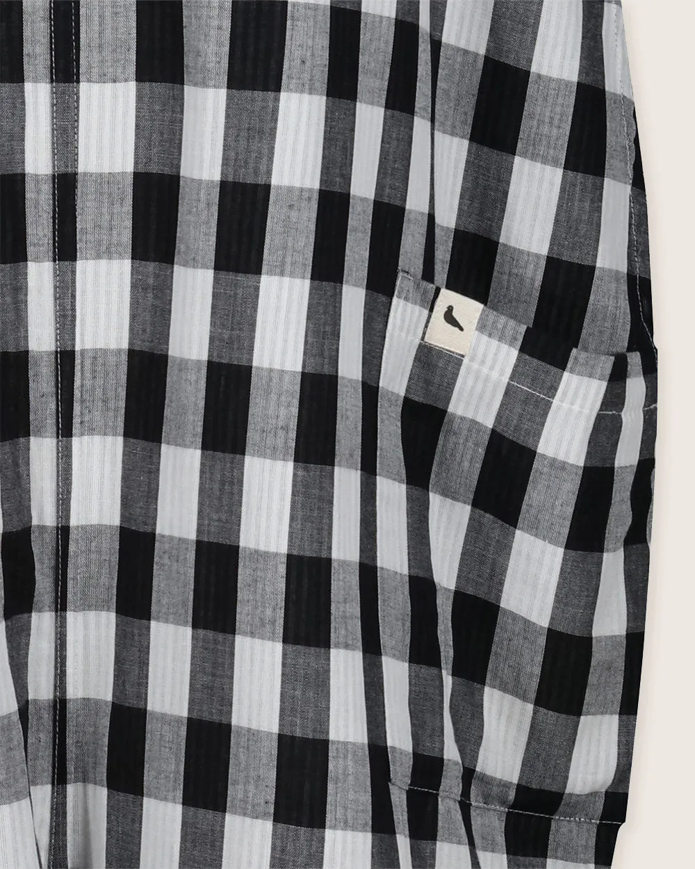 Grace Check & Stripe Reversible Dungarees