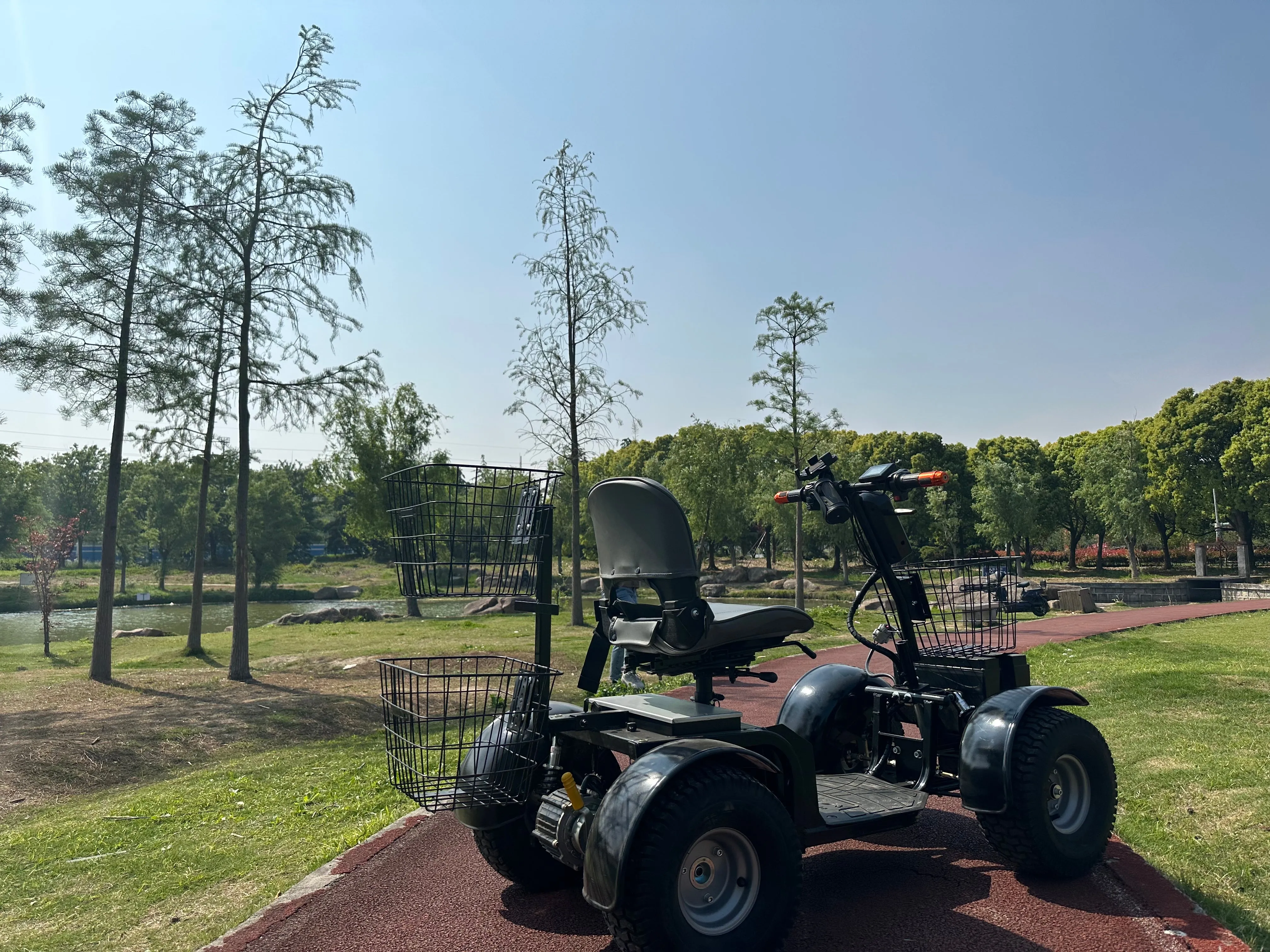 Green Transporter Cheeta Ninja 4-Wheel All-Terrain Mobility Scooter - from DT Scooters