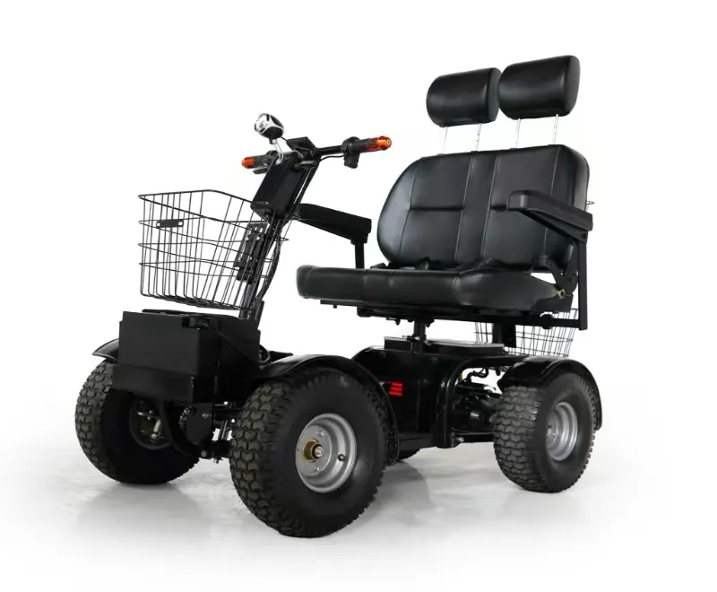 Green Transporter Cheeta Ninja 4-Wheel All-Terrain Mobility Scooter - from DT Scooters