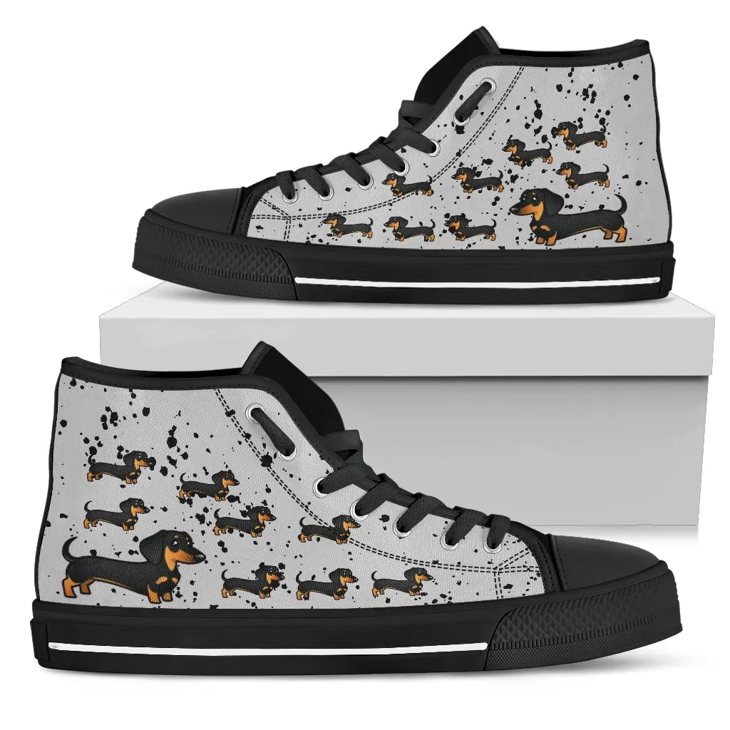 Grey Dachshund Shoes