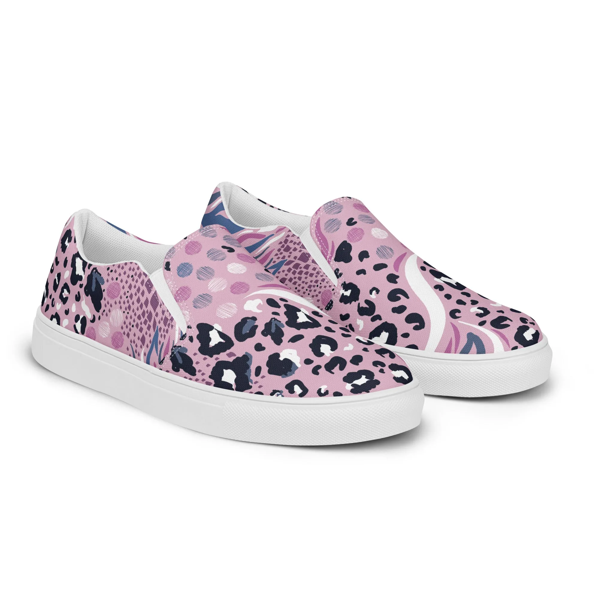 Groovy Wild Child Animal Slip-On Canvas Shoes