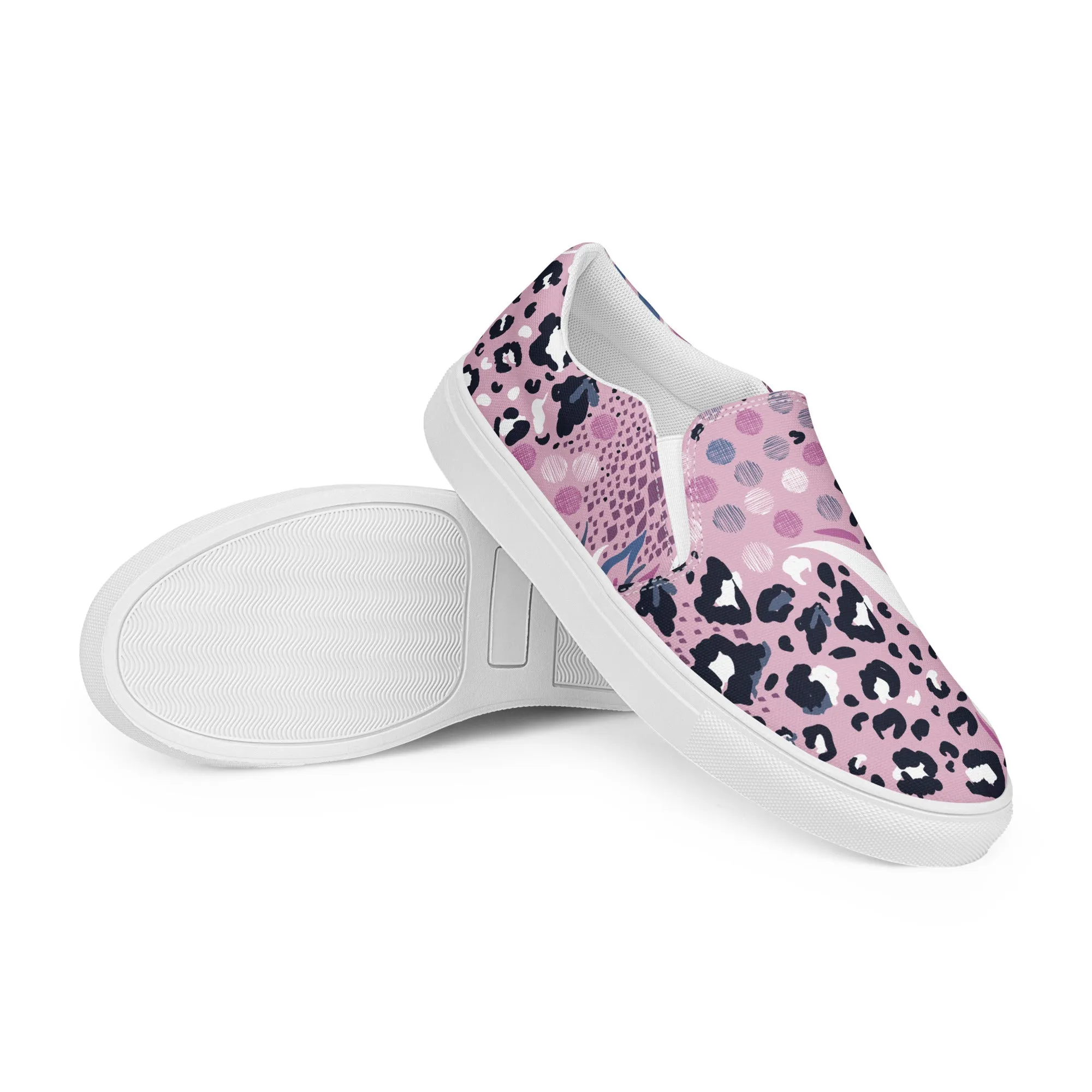 Groovy Wild Child Animal Slip-On Canvas Shoes