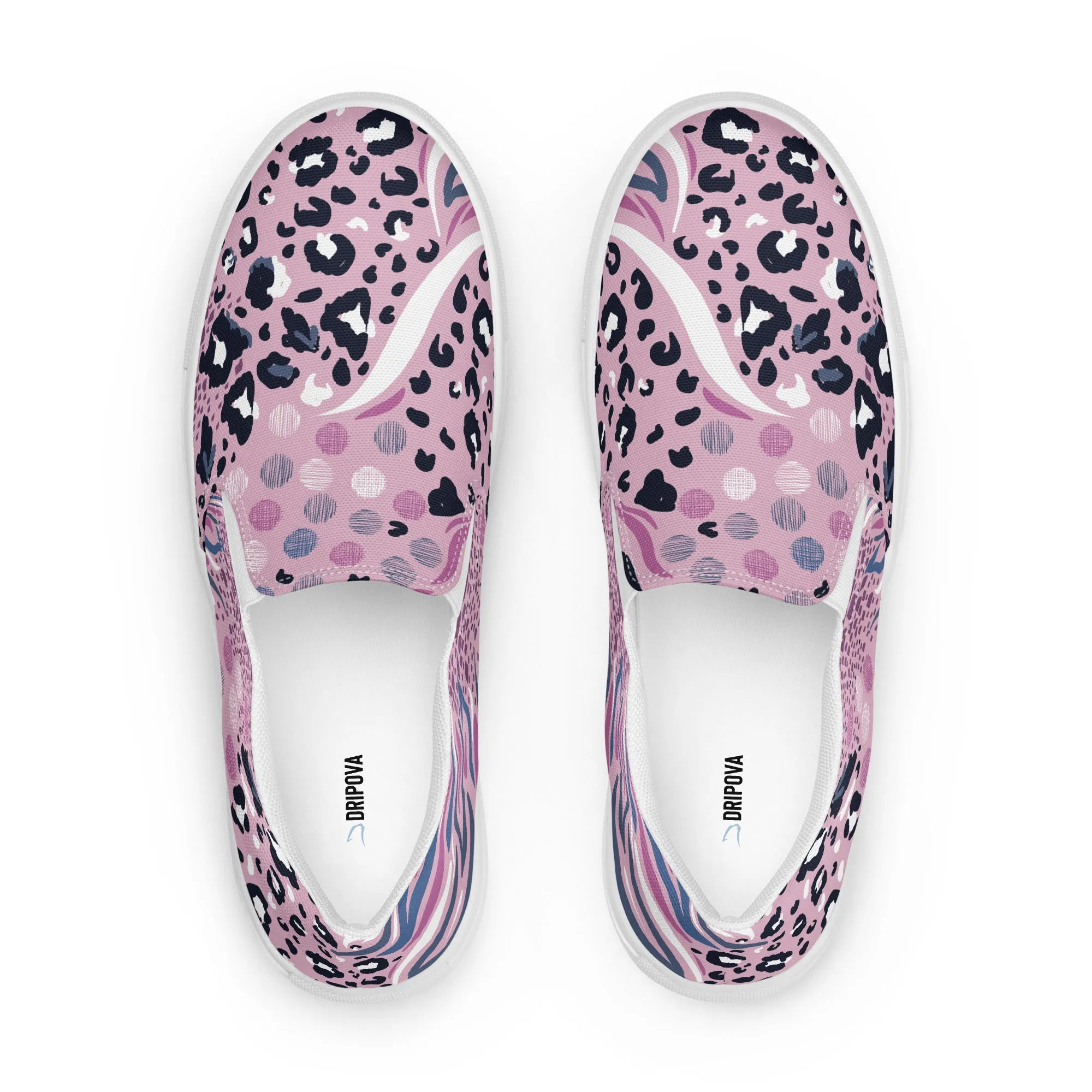 Groovy Wild Child Animal Slip-On Canvas Shoes