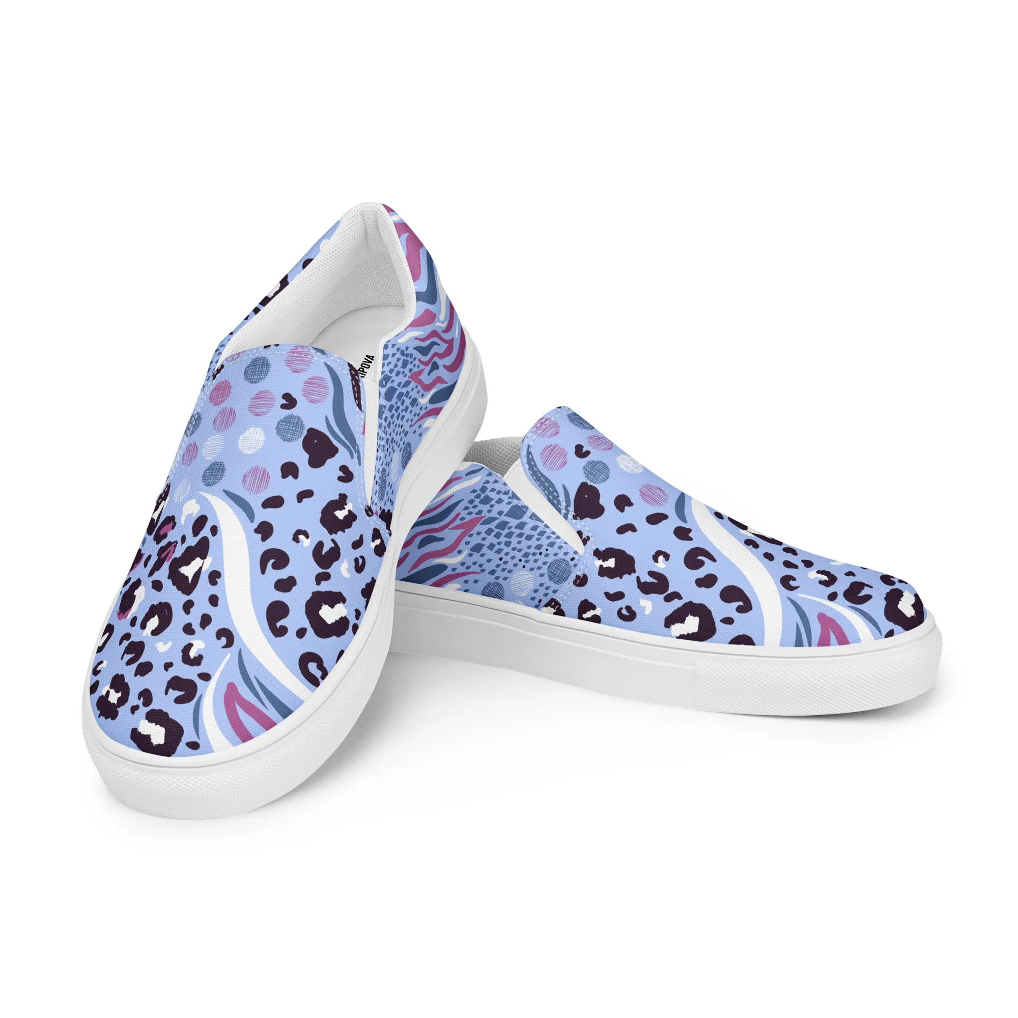 Groovy Wild Child Animal Slip-On Canvas Shoes
