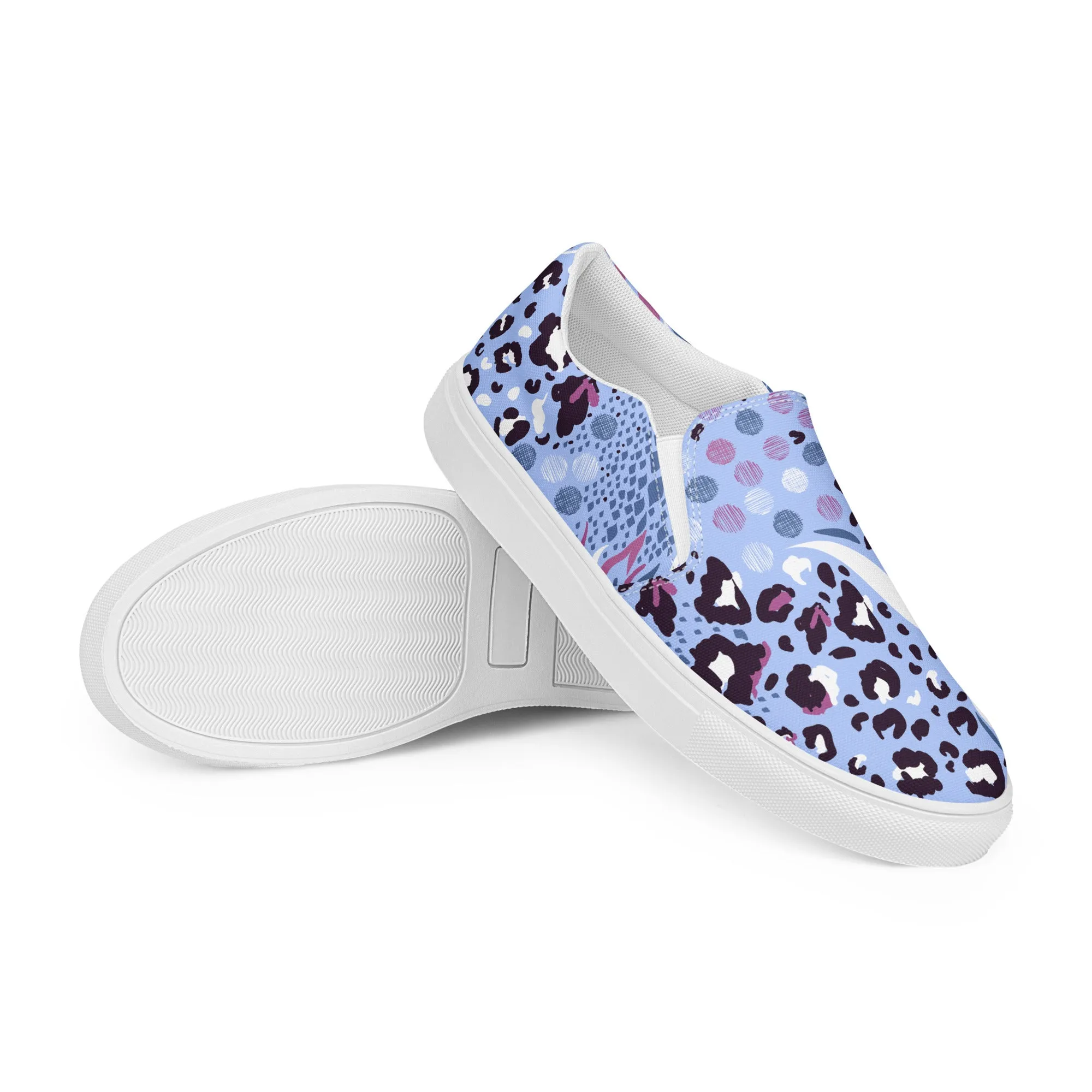 Groovy Wild Child Animal Slip-On Canvas Shoes